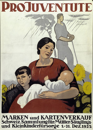 Pro Juventute poster, 1922. Source: Swiss National Library, SNL_BIEN_156.