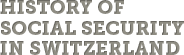 History of social security History of social security