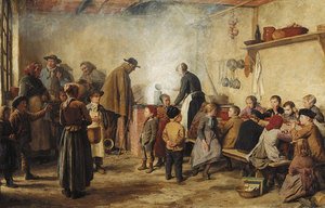 Albert Anker, Soup for the Poor in Ins II, 1893, oil on canvas, 85 x 137 cm. Source: Bern Art Museum, State of Bern.